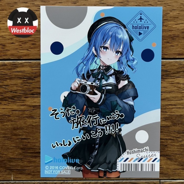 

Terlaris Hoshimachi Suisei Hololive x Animate Travel Season Bromide Sign Card SALE