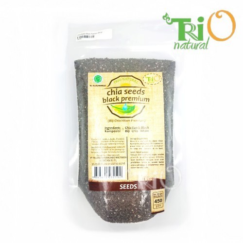 

Trio Natural Chia Seeds Black Premium 450 gram