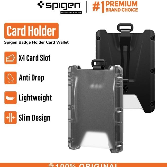 

Id Card Holder Spigen Universal Badge Holder Card Wallet Dompet Kartu