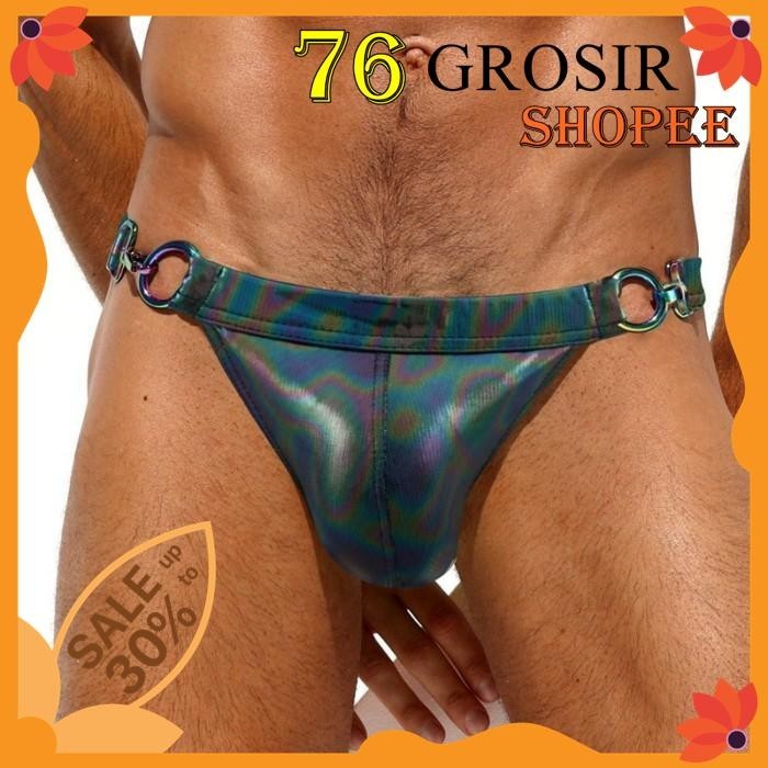 BRIEF UNDERWEAR PRIA JOCKMAIL SYNTHETIC LEATHER JM797 CELANA DALAMPRIA PRODUK TERBAIK