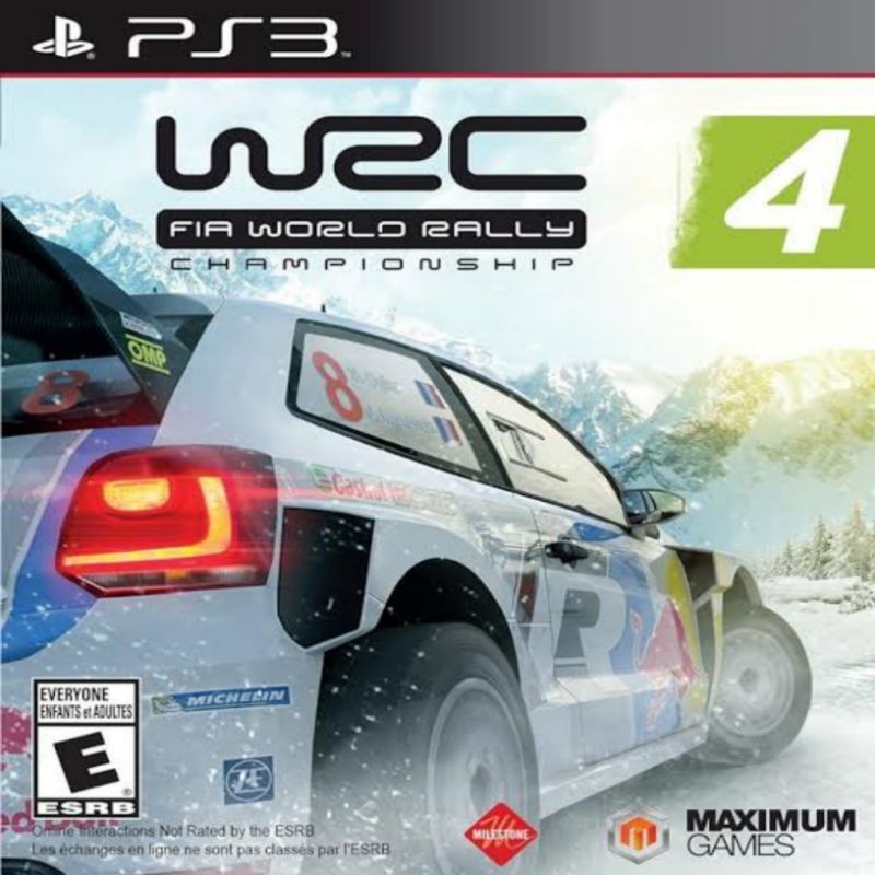 DVD game ps3 WRC 4 FIA wolrd Rally Championship