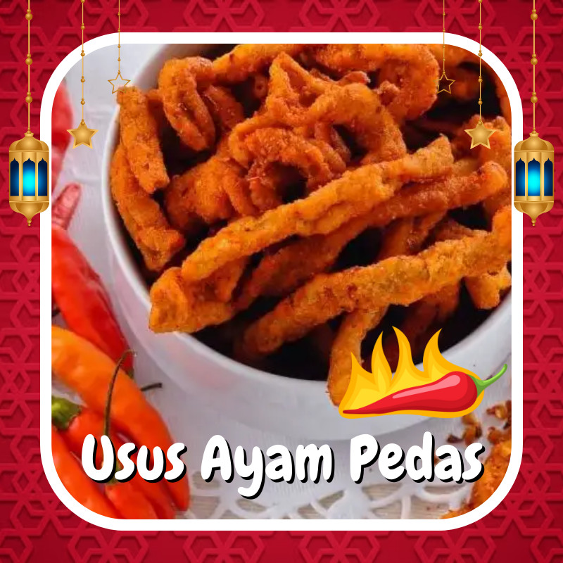 

Usus Ayam Pedas 93 gram