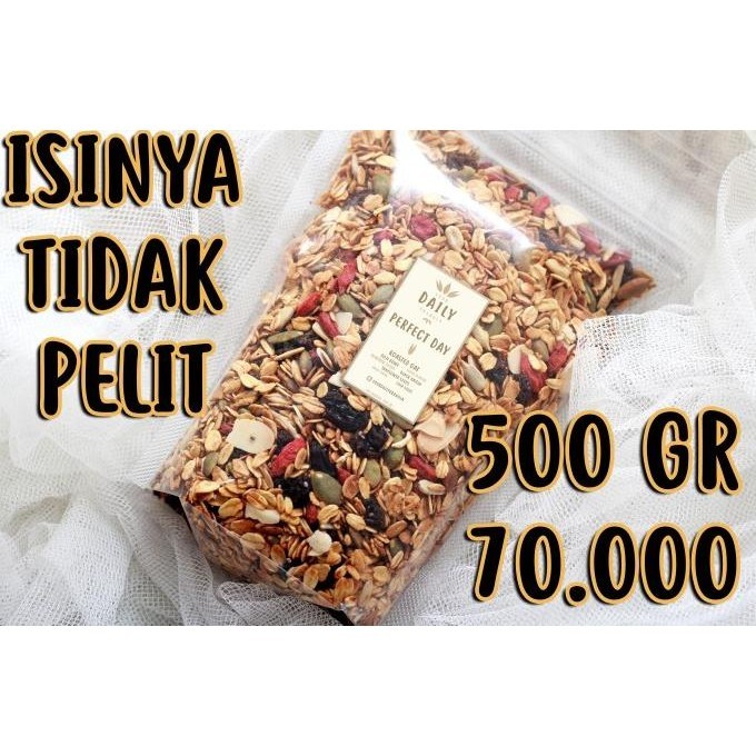 

Granola Roasted 500 gr (Mix Seed & Goji Berry & Raisins) by YDG - Oat KAM