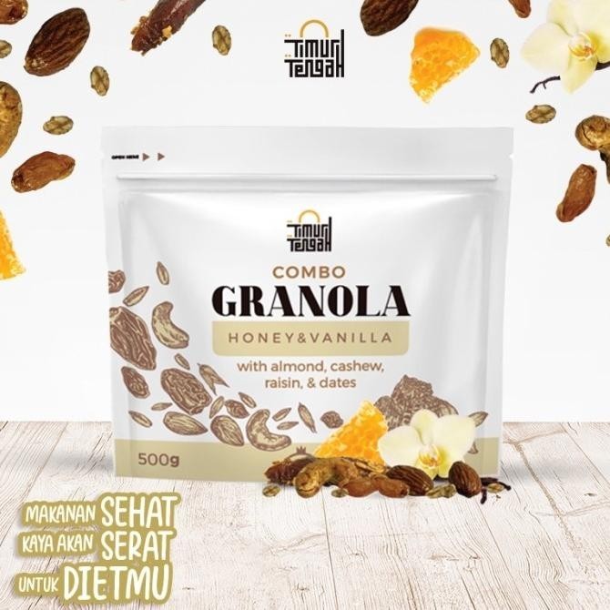 

Granola Vanilla 500 gr Timur Tengah Sereal Makanan Sehat High Quality KAM