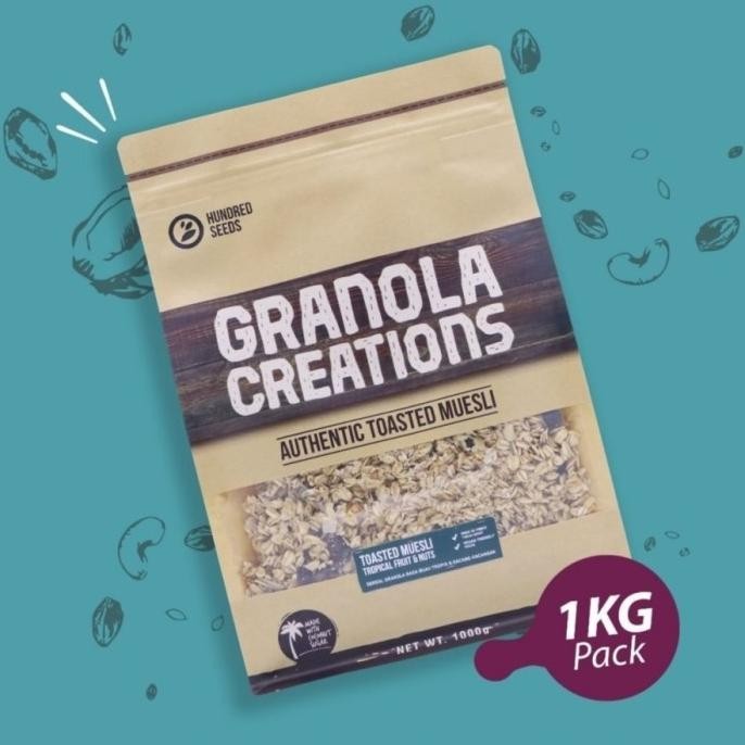 

Granola Creations Tropical Fruit Nuts Aneka Buah dan kacang 1 kg BS09
