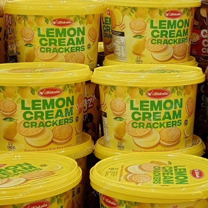 

best seller] [240 GRAM] Kokola Lemon Cream Crackers 240gram Toples Kue Lebaran