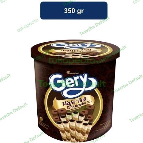 

$$$$] [350 GRAM] Gery Wafer Roll Ekstrudat Chocolate Jajanan Lebaran Coklat