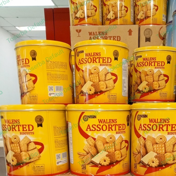 

;&;&;&;&] [1 KARTON = 6 Kaleng @600GRAM] Nissin Walens Assorted 1dus Biskuit