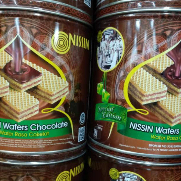 

@#@#@#] [300 Gram] Nissin Wafer Chocolate Kemasan Kaleng Kue Lebaran