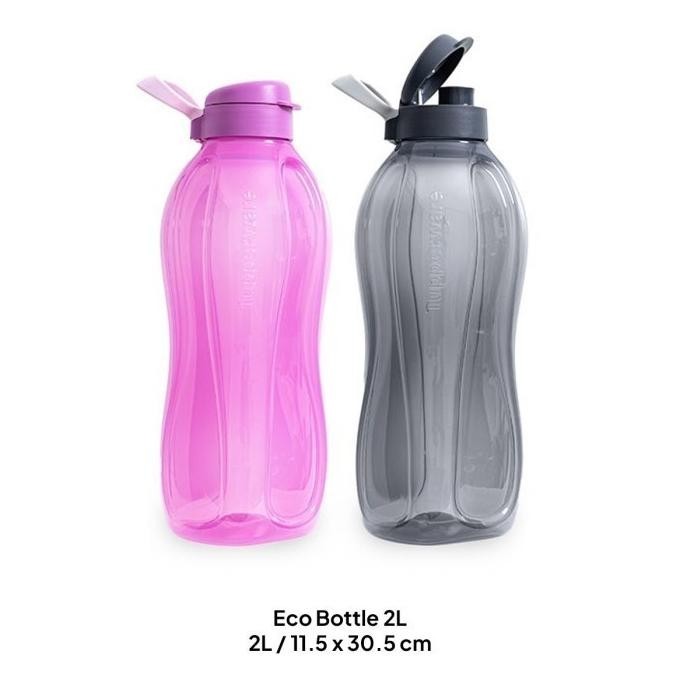 TUPPERWARE ECO BOTTLE 2L 2PCS WATER BOTTLE BOTOL MINUM  STOREKITA33