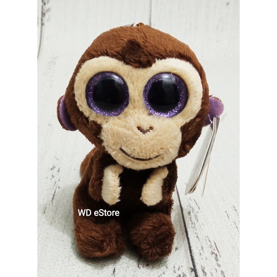 [WDE] Boneka Monyet Gantungan Kunci TY Beanie Boos, Coconut