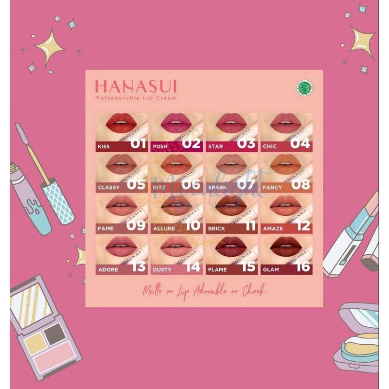 Hanasui Mattedorable Lip Cream | Hanasui Boba Edition | Lip Tint