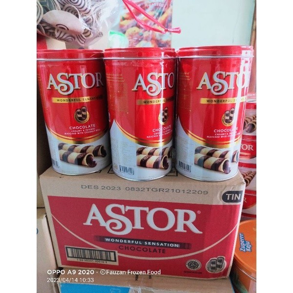 Mayora Astor Kaleng 330Gr 1 Dus Isi 6