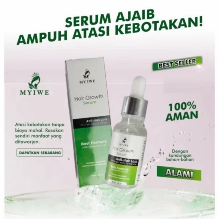 MY IWE HAIR GROWTH SERUM 20ML - SERUM PENUMBUH RAMBUT
