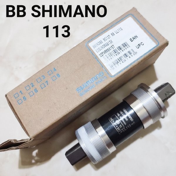 [ISBL] BB Shimano BB-UN300 Panjang 113 Bottom Bracket Model As Kotak UN300 113mm Bearing As Tengah Crank