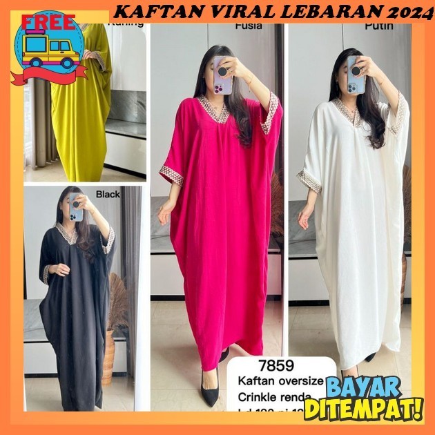 Kain Kaftan Wanita Terbaru 2024 Kondangan Kaft Bj Gams Dress Korean Style Muslim Remaja Kaftn Abya K