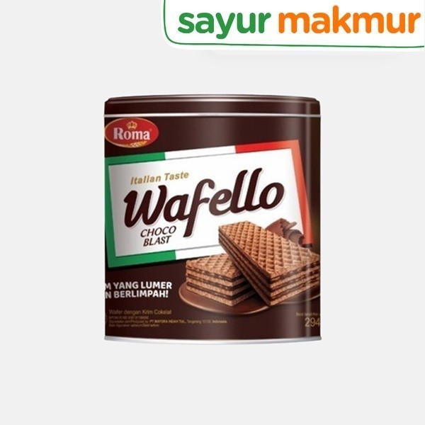 

Roma Wafer Wafello Choco Blast Kaleng 234 gram Sayurmakmur