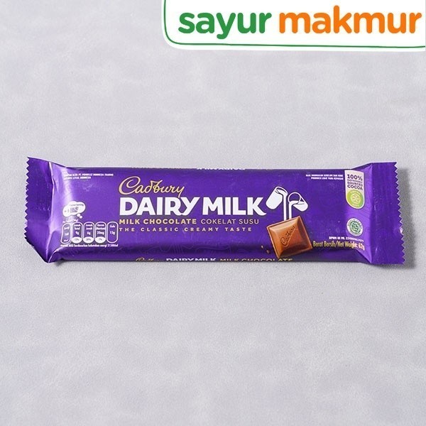 

Cadbury Chocolate Dairy Milk Original 62 gram Sayurmakmur