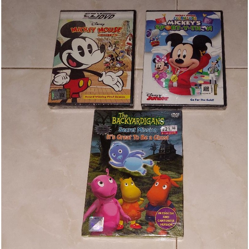 dvd MICKEY MOUSE / MICKEY'S / THE BACKYARDIGANS