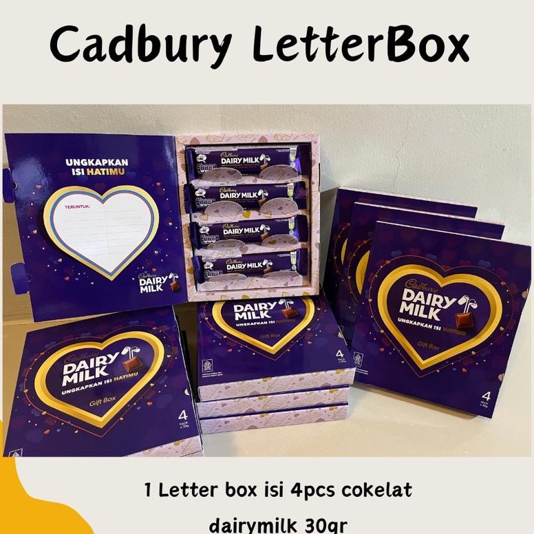 

CR - CADBURY LETTERBOX // GIFTBOX CADBURY DAIRYMILK // SPECIAL VALENTINE ANNIVERSARY BIRTHDAY MOTHERSDAY TERLARIS