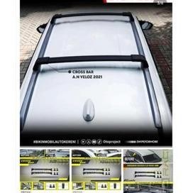 Cross Bar Kaki Roof Rack Bagasi Atas Mobil Toyota Avanza Veloz 2021