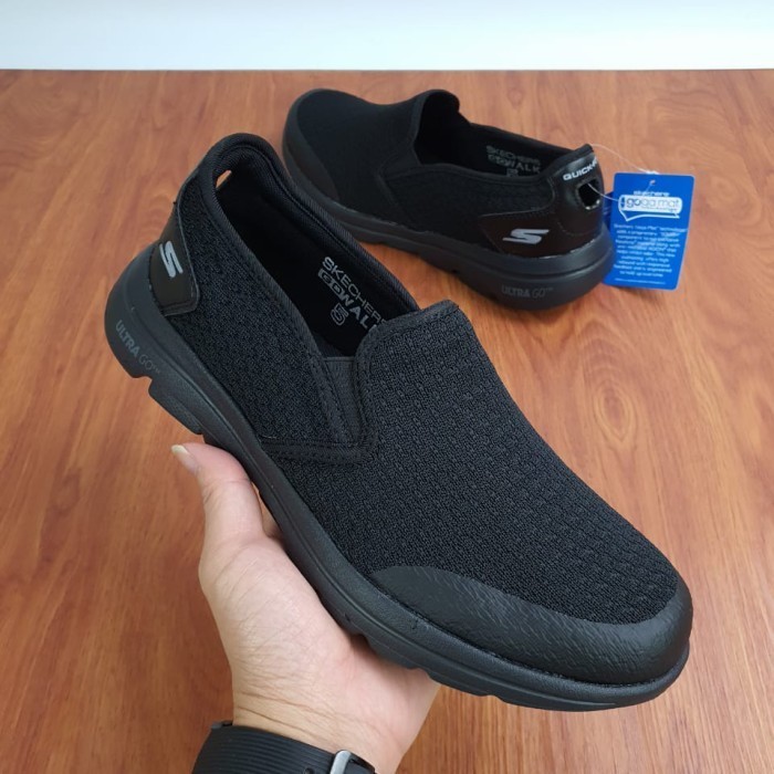 SEPATU PRIA SKECERS GO WALK 5 APPRIZED ORIGINAL - HITAM