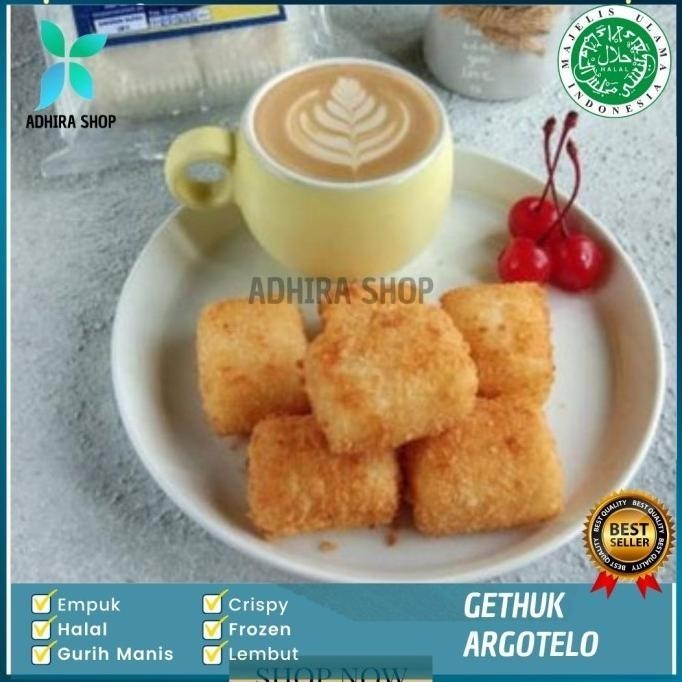 

Uinn - Getuk Crispy Singkong Rasa Keju Argotelo Khas Salata Frozen Food