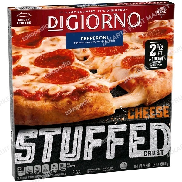 

Uinn - (Frozen Food) Digiorno Cheese Stuffed Pepperoni Pizza 22.1 Oz (Pork)