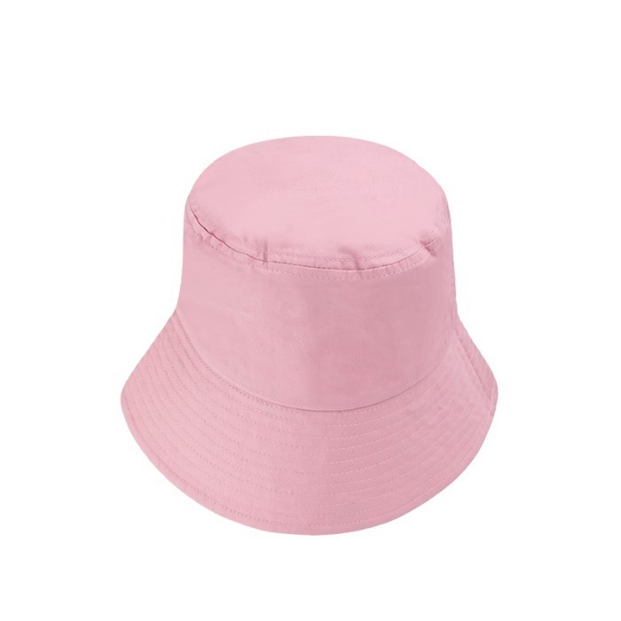 KKV Dylee&amp;Lylee Topi Bucket Pink Cherry Bergaya dengan Sentuhan Korea