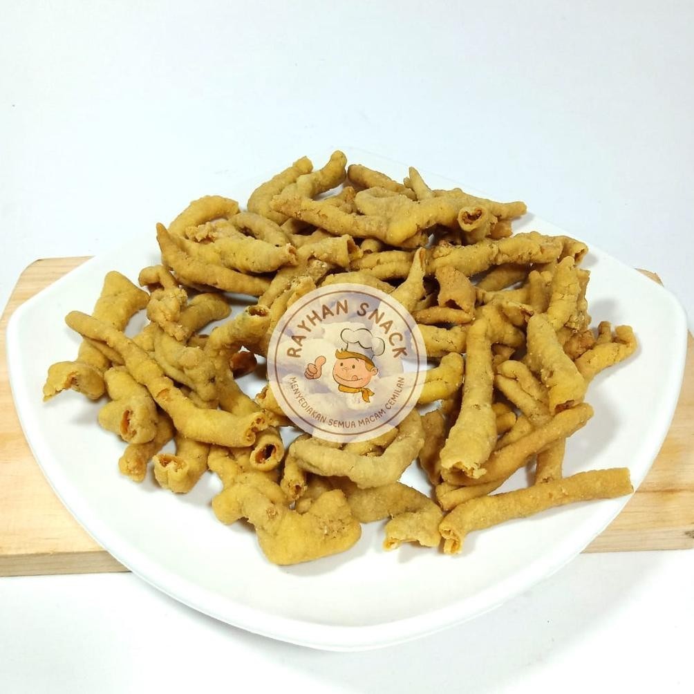 

POI Usus Crispy 100gr Keripik Usus Ayam Krispi Enak Gurih Renyah TERLARIS