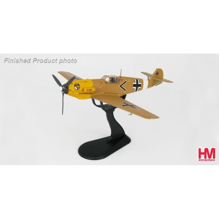 HobbyMaster HA8704 1/48 HA8704 BF 109E-7/Trop "Black Chevron"