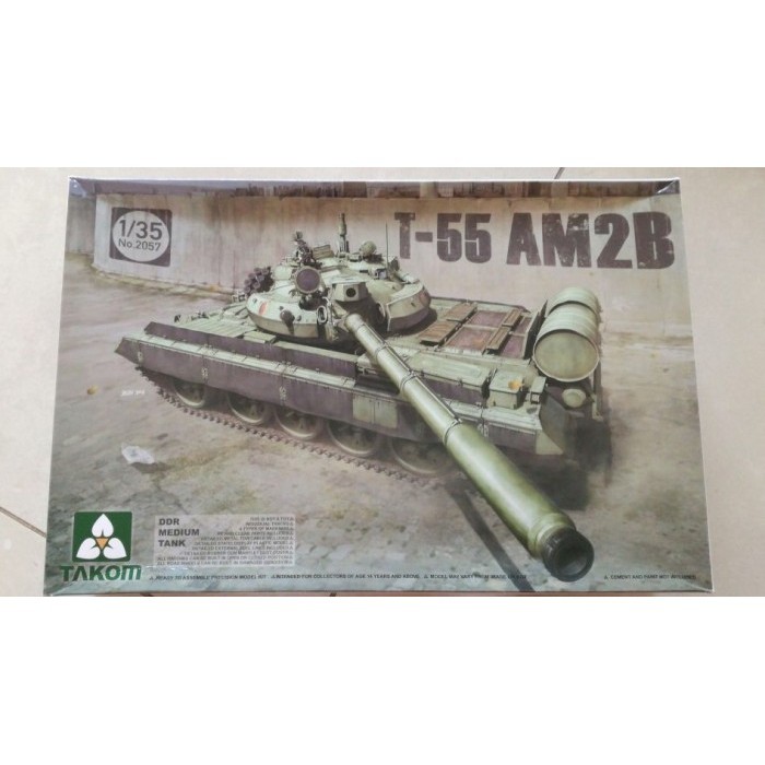 TAKOM T-55 AM2B DDR MEDIUM TANK SKALA 1:35
