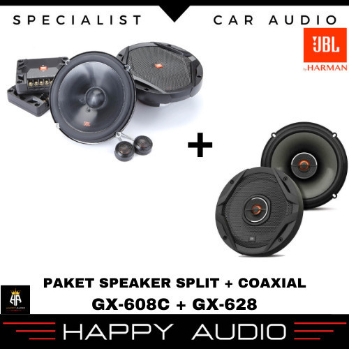 Masih Paket Speaker 6.5 Inch Split 2-Way Jbl Gx-608C + Coaxial Jbl Gx-628