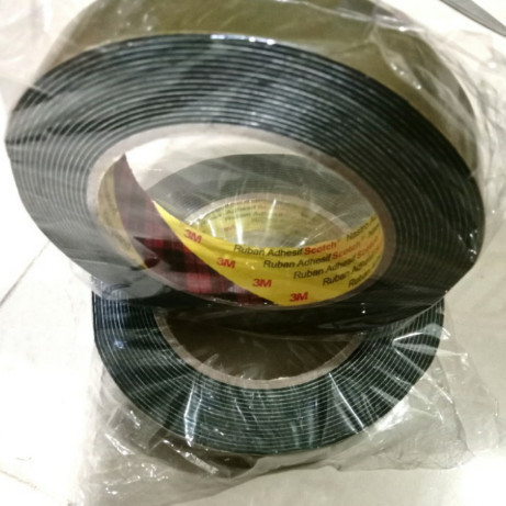 

BRG BARU Double Tape Origional 3M 24mm Super Kuat Super Lengket Lem 3M Hitam