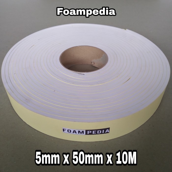 

HARGA DISKON Single Foam Tape Putih 5 mm x 50 mm x 10M