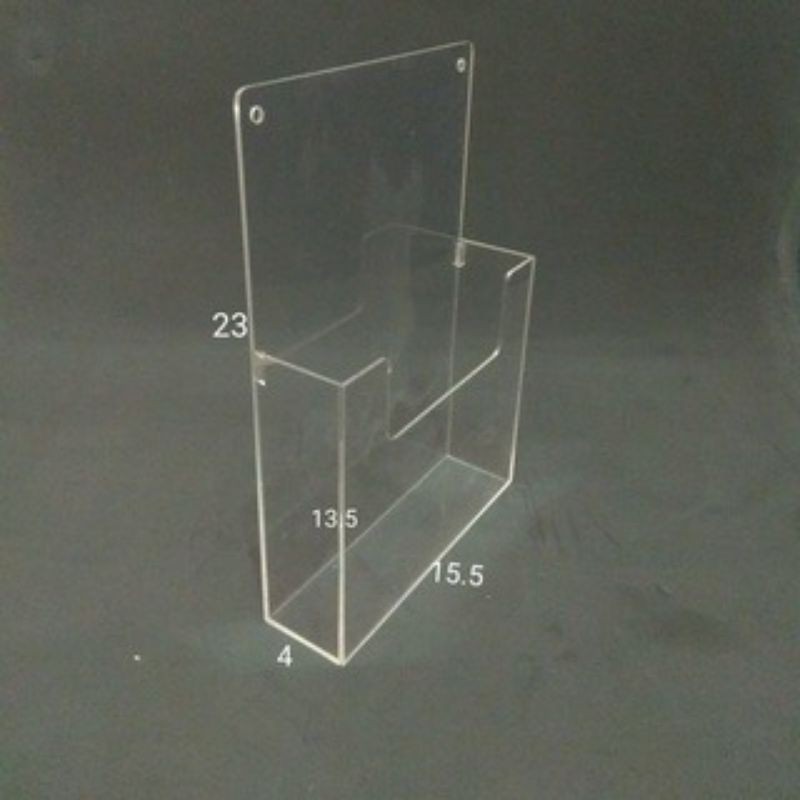

Akrilik brosur dinding A5 bahan 4mm