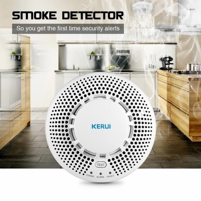 Original Kerui Sd03 Wireless Smoke Detector Terbaik Dari Kerui Kualitas Premium
