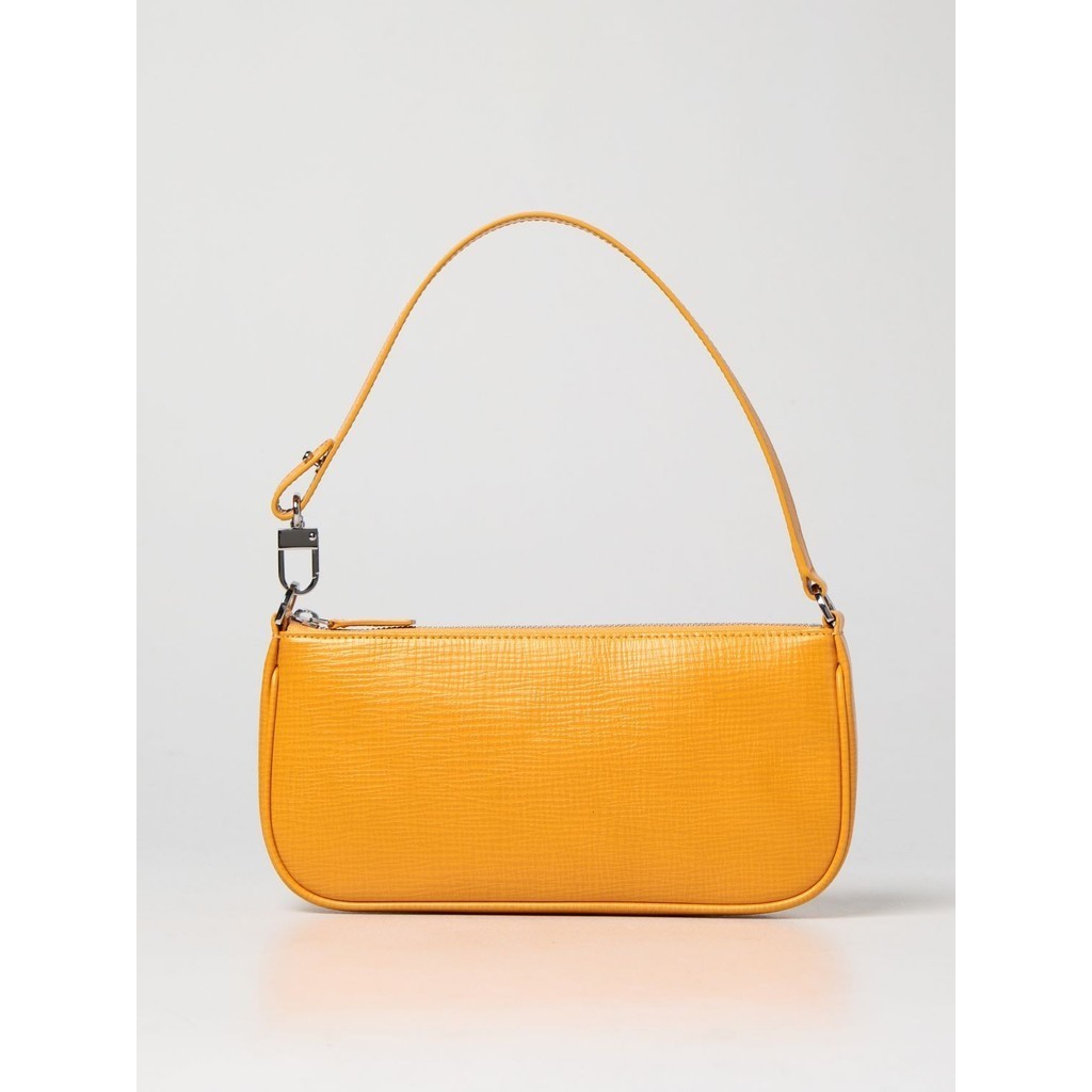 BY FAR Rachel Shoulder Bag in Sunflower Embossed Leather
