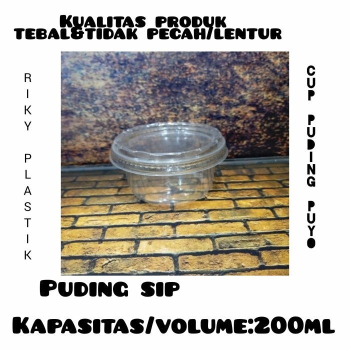 CUP PUDING PUYO/PUDING SIP (200.ML)