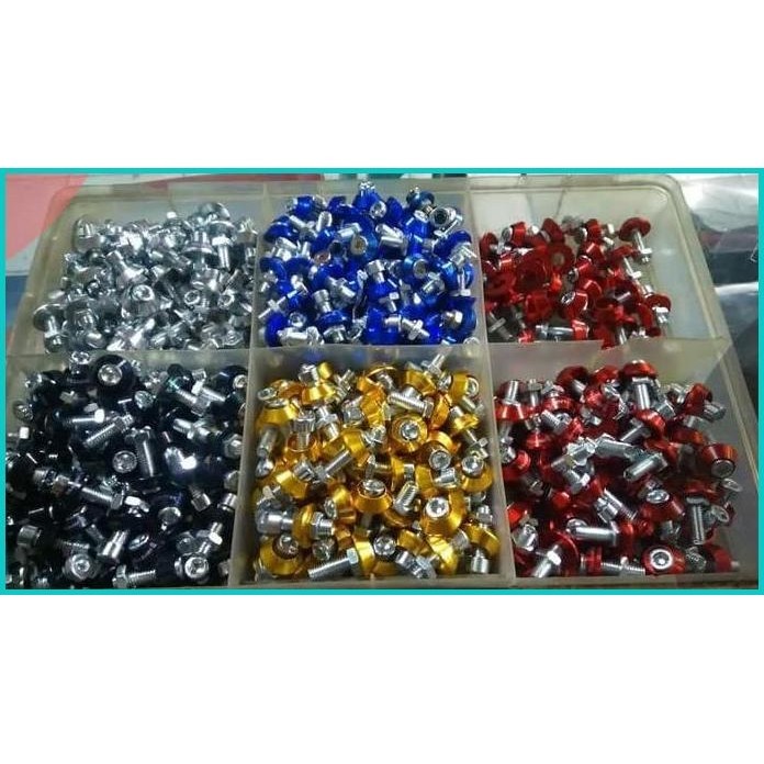 Baut Baut Monel Variasi Body Motor Nmax Vario Beat Aerox Beat lexi dll