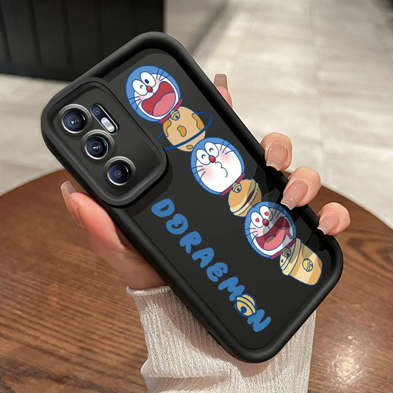 Casing Hp OPPO Reno 6 Case Kesing ponsel Doraemon HP pelindung silikon Softcase lunak anti drop Casi