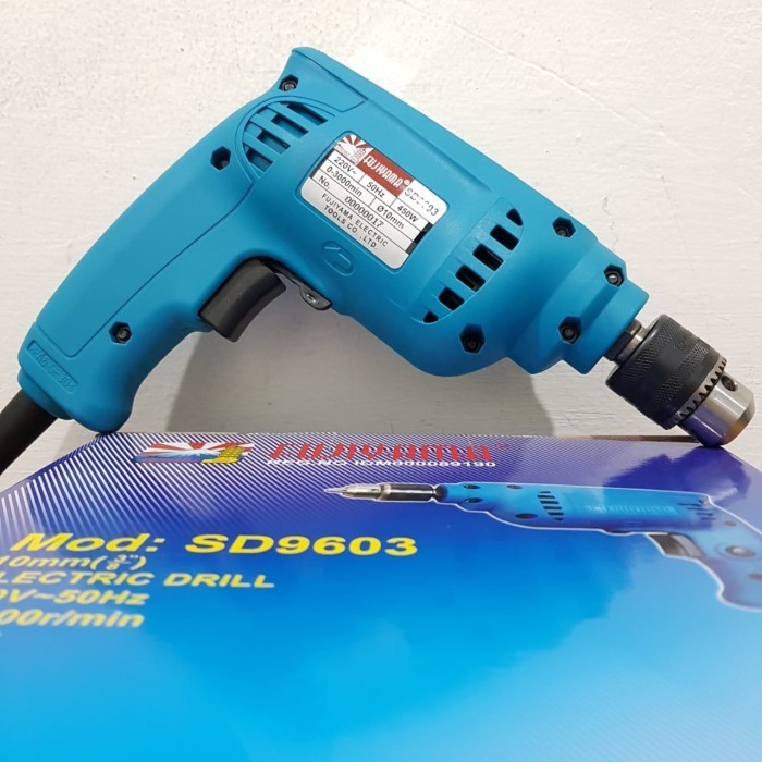 FUJIYAMA MESIN BOR LISTRIK 10 MM BOLAK BALIK / ELECTRIC DRILL FUJIYAMA