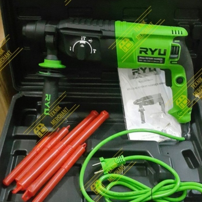 ORIGINAL RYU RRH 26 MESIN BOR BETON SDS PLUS 3 FUNGSI DRILL