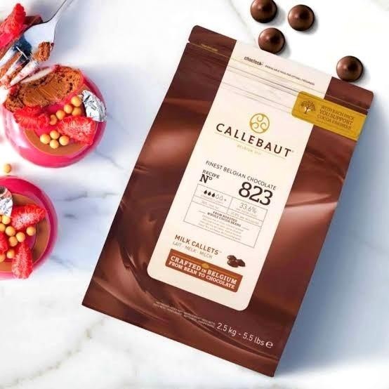 

BISA COD - CALLEBAUT MILK CHOCOLATE CALLETS BUTTON COUVERTURE 823 33.,6% 2.,5 KG