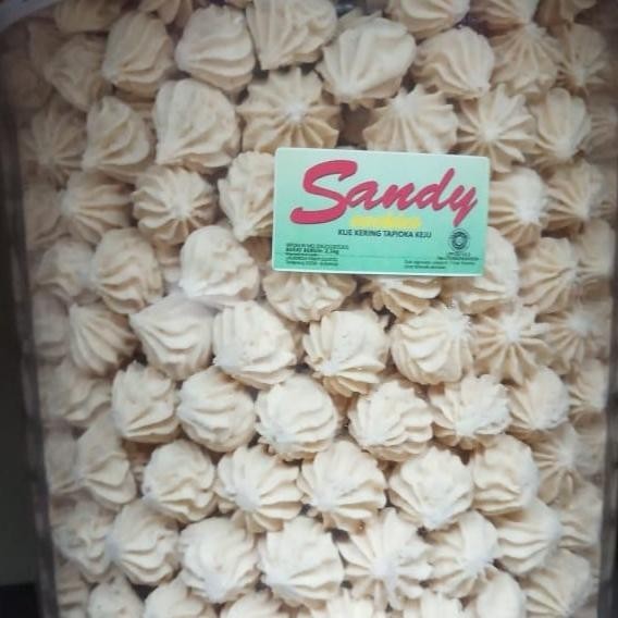 New Kue Sagu Keju Kiloan - Kue Kering Sandy Label Hijau - Harga Special Berkualitas