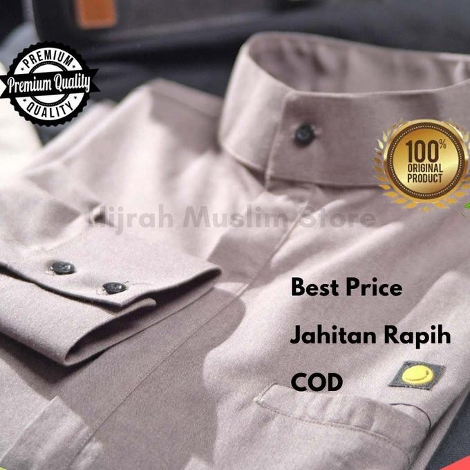 New Murah  Baju Gamis Jubah Pria Katun Al Haramain Big Size Jumbo Pria Berkualitas