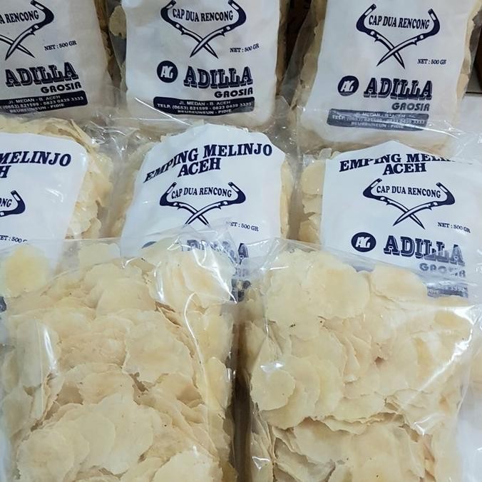 

POI Emping Aceh Kualitas Super Emping Grade A Super Tipis Melinjo Aceh - 500gr TERLARIS