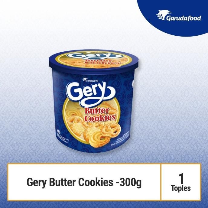 

New Gery Butter Cookies - Biskuit Toples Original