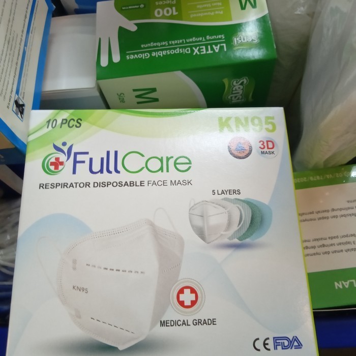 Masker Safety/Masker Kn95 Full Care/Masker Berkualitas