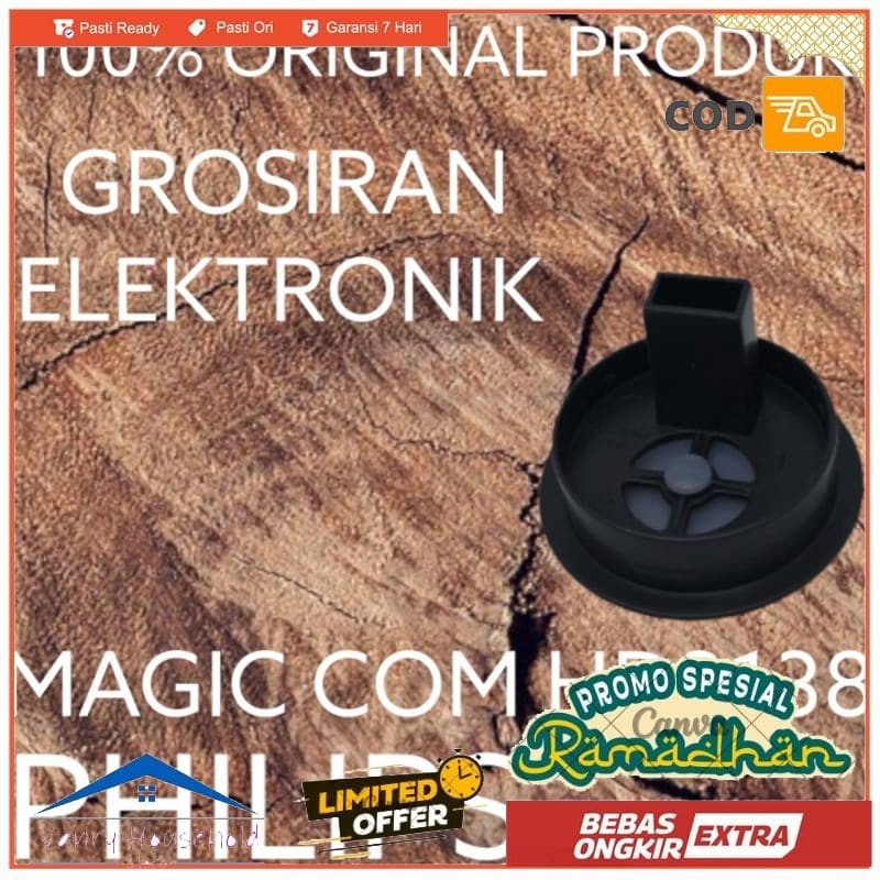 TUTUP UAP TONGOLAN MAGIC COM PHILIPS HD3138 RICE COOKER ORIGINAL - PACKING BUBBLE